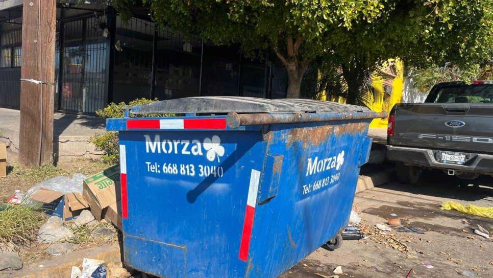 Prohiben los contenedores de basura en la vía pública en Ahome