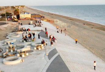 Así luce el Malecón de Huatabampito en Sonora, de las playas más hermosas de México | FOTOS