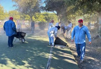 Estrella Palacios arranca trabajos de rehabilitación en cancha deportiva de Pradera Dorada II