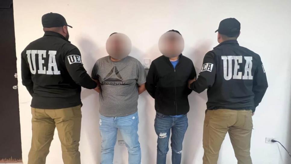 UEA detiene en Culiacán a dos hombres vinculados al secuestro de una mujer en colonia Nueva Galicia