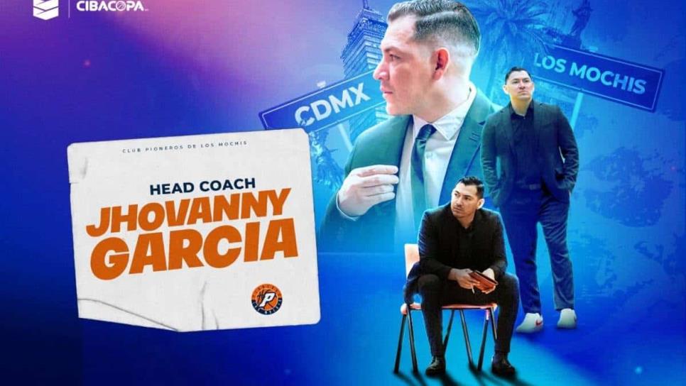 Pioneros de Los Mochis anuncia a Jhovanny García como nuevo head coach para campaña 2025