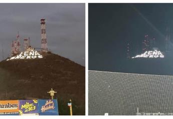 ¡Leña Cañeros! Desde el Cerro de la Memoria alientan al equipo de Los Mochis en la LMP