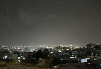 ¡Se cumple el pronóstico! Llega la primera lluvia del año para Culiacán