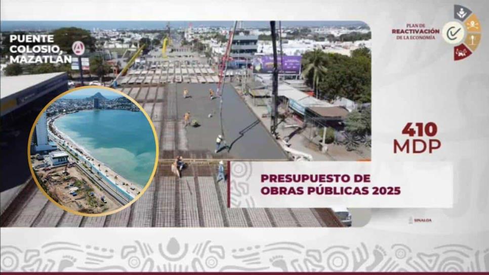 Un puente, un cárcamo y el relleno sanitario, las 3 obras prioritarias para Mazatlán este 2025