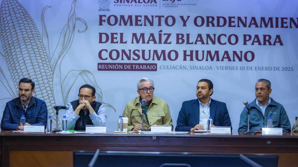 Rocha Moya reúne a los actores de la cadena productiva del maíz en busca de acuerdos para el precio del grano