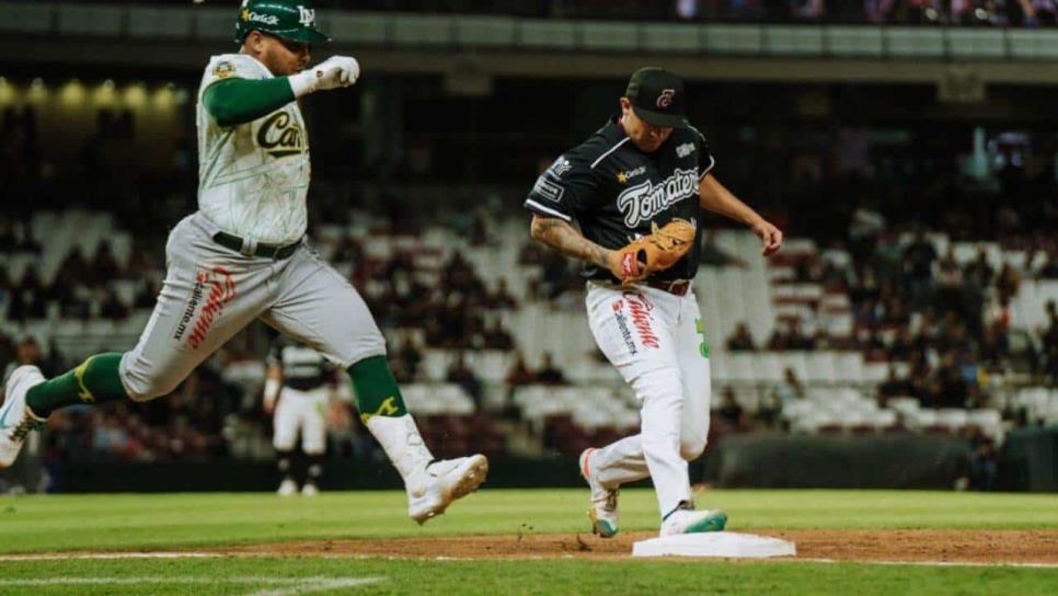 Tomateros vs Cañeros Juego 1 EN VIVO; Cañeros empata en gran squeeze play de Labrada