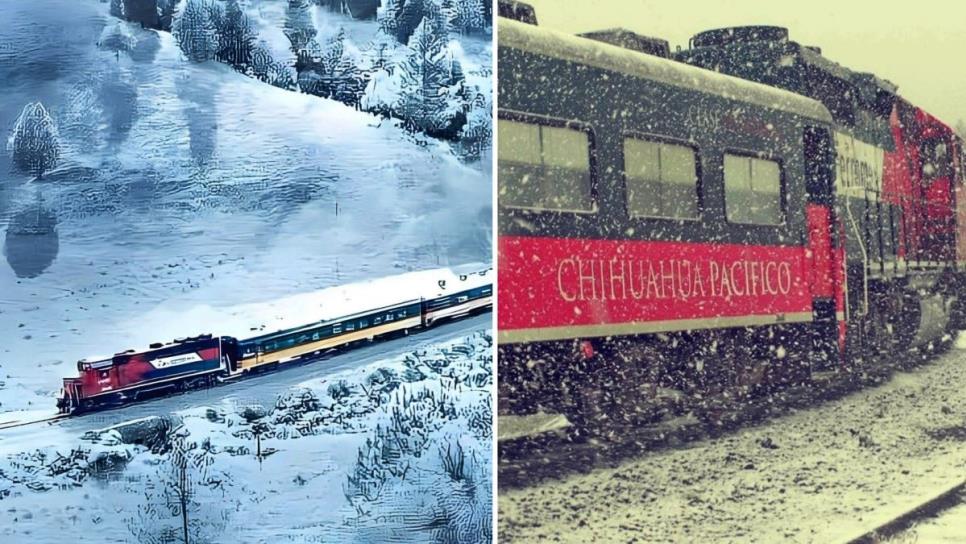 Así se ve la nieve desde “El Chepe”, hermosas postales regala este recorrido en ferrocarril | VIDEO