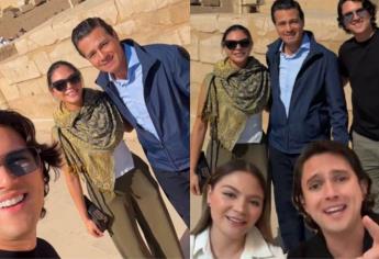 ¿Quiénes son los influencers que captaron al expresidente Peña Nieto en Egipto? 