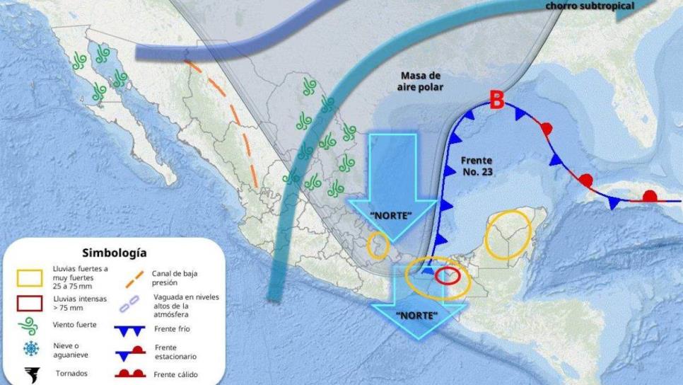 Sonora en alerta; esperan temperaturas bajo cero por efectos del frente frío 23 y chorro polar