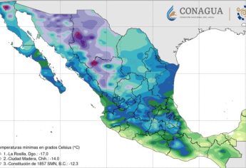 Frente frío número 23 ocasionará lluvias en distintas zonas de México