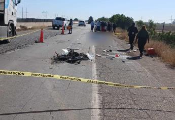 Muere joven en la México 15, iba en su moto a vender camarón