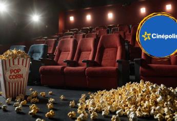 Cinépolis tendrá promoción de cajas 2 de palomitas grandes por sólo 99 pesos, ¿cuándo será?