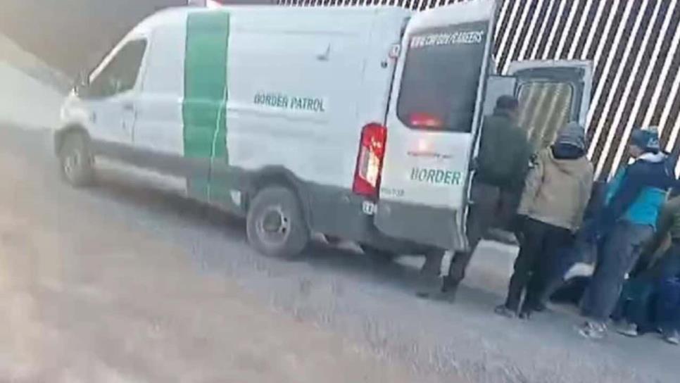 Así fue la detención de migrantes por la patrulla fronteriza | VIDEO