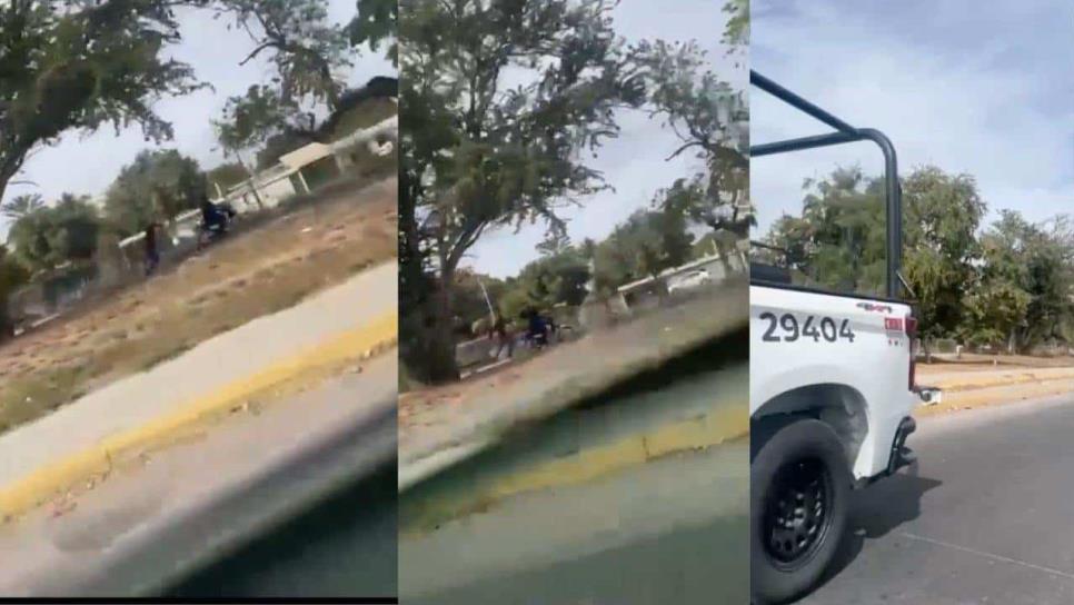 Se registra persecución en la Mochis – Topolobampo; entre Guardia Nacional y motociclistas / VIDEO