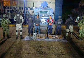 Rescatan a dos hombres y detienen a dos sujetos con armas en Costa Rica, Culiacán