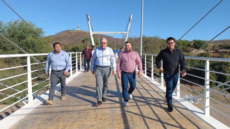 Rocha Moya inaugura Puente Bimodal Bimodal Badiraguato