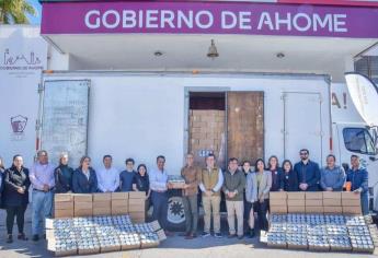 Ahome recibe donativo de 11 toneladas de atún