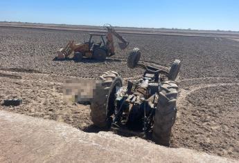 Muere joven aplastado por un tractor en granja acuícola de San Juan, Ahome