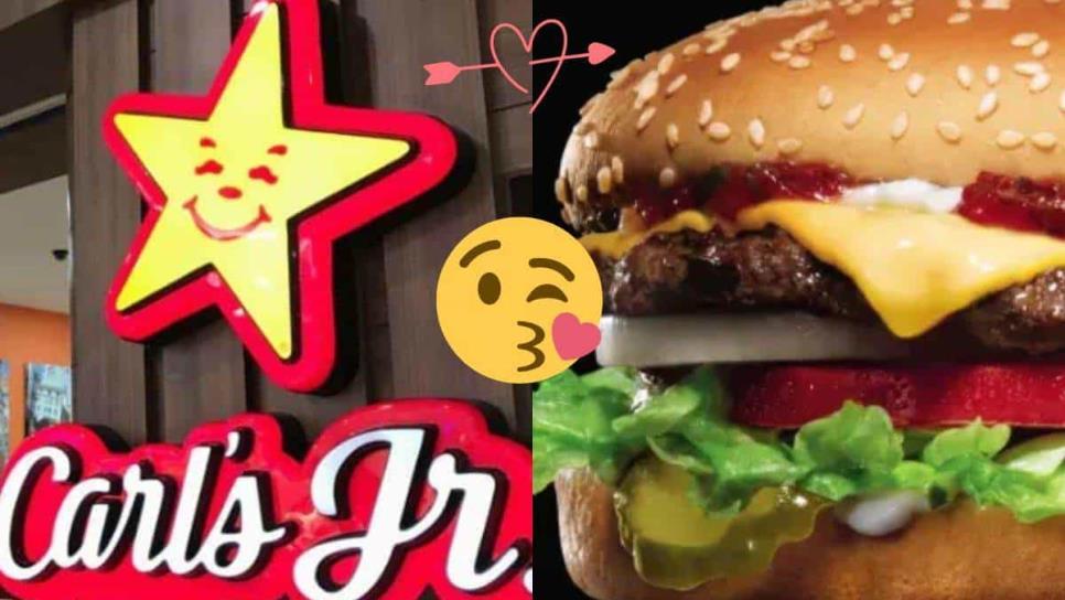 Una hamburguesa por un beso: La promoción de Carl’s Jr. del 14 de febrero está bien romántica