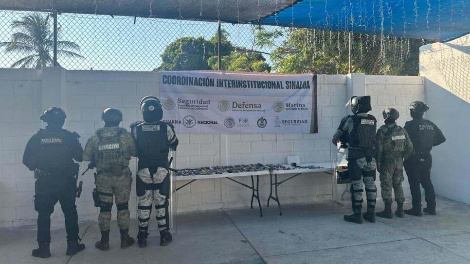 Autoridades localizan 3 modems de internet y diversas armas en esculque en el penal de Mazatlán