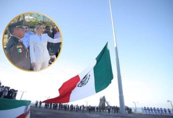 Autoridades de Mazatlán celebran el Día de la Bandera de México este 24 de febrero