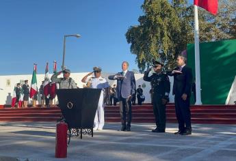 Con acto cívico y desfile, Ahome conmemora 85 aniversario de la Bandera Nacional