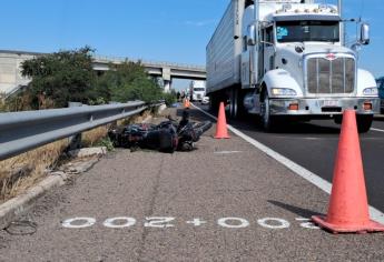 Motociclista pierde la vida tras fuerte accidente en el municipio de Navolato