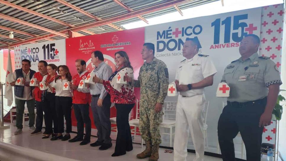 Arranca la Colecta Nacional 2025 en Cruz Roja Los Mochis con una meta de 4.4 millones de pesos