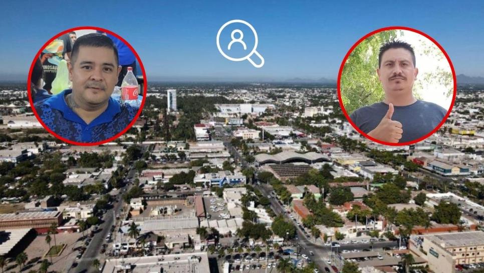 Buscan a Miguel Amado y Rafael, ambos hombres desaparecidos en Los Mochis