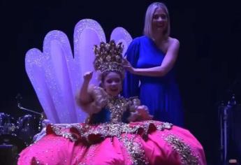 Ángela l Reina Infantil del Carnaval de Mazatlán y Ximena Lizárraga son coronadas en medio de la polémica