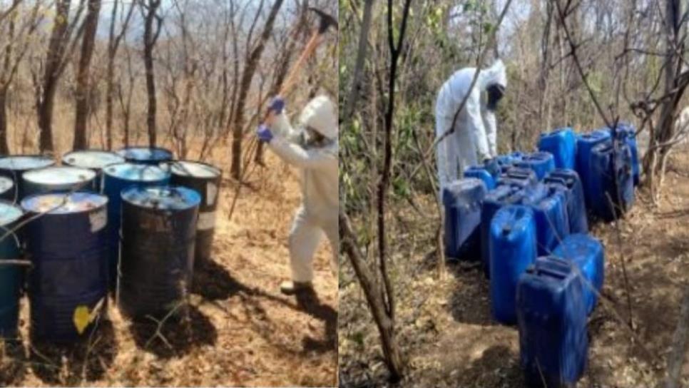 Autoridades aseguran 13 laboratorios en Culiacán y Cosalá