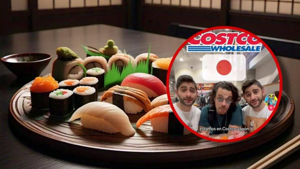 Esta es la extraña charola de sushi que venden en Costco Japón ¿la probarías? | VIDEO