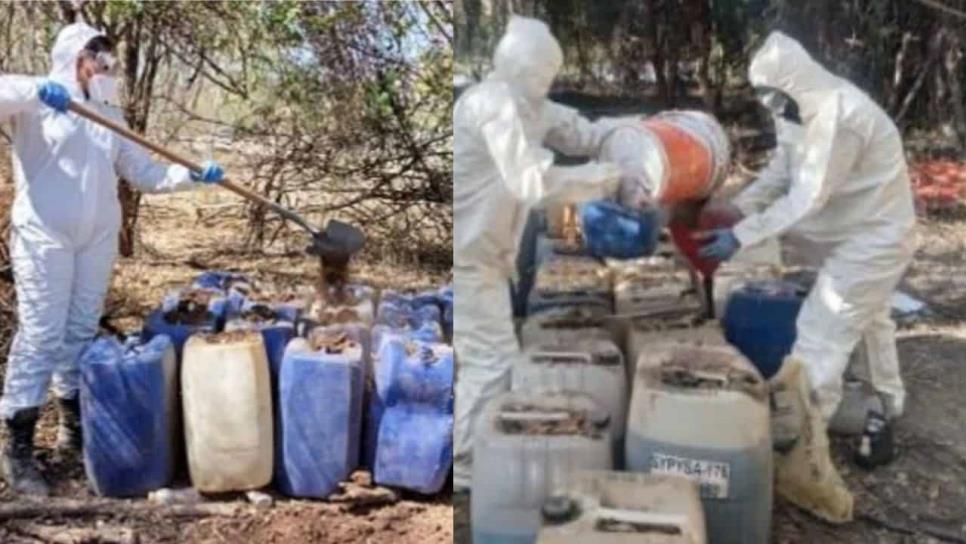 Aseguran 10 laboratorios clandestinos en Culiacán y Cosalá