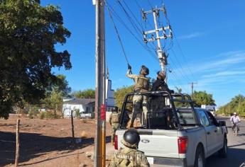 Aseguran 20 cámaras de videovigilancia en la sindicatura de Culiacancito, en Culiacán