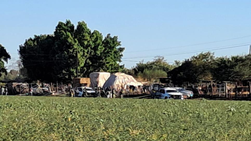 Enfrentamiento en el Ejido Canan dejo personas detenidas y el aseguramiento de armas y una camioneta