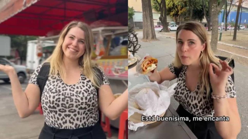 Influencer alemana prueba la popular torta alemana en CDMX y así fue su reacción | VIDEO