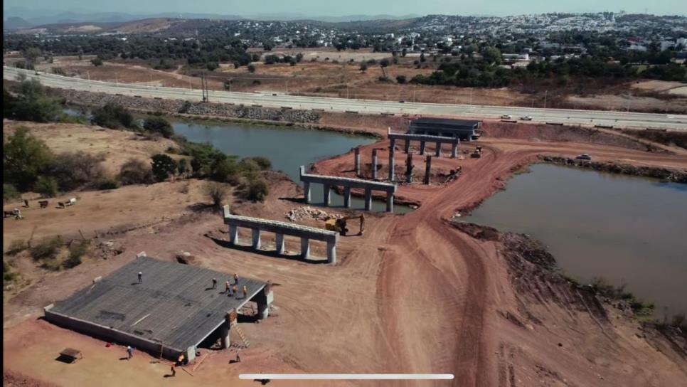 Avanzan obras del Puente sobre el río Humaya en Culiacán; ¿Cuándo queda listo?