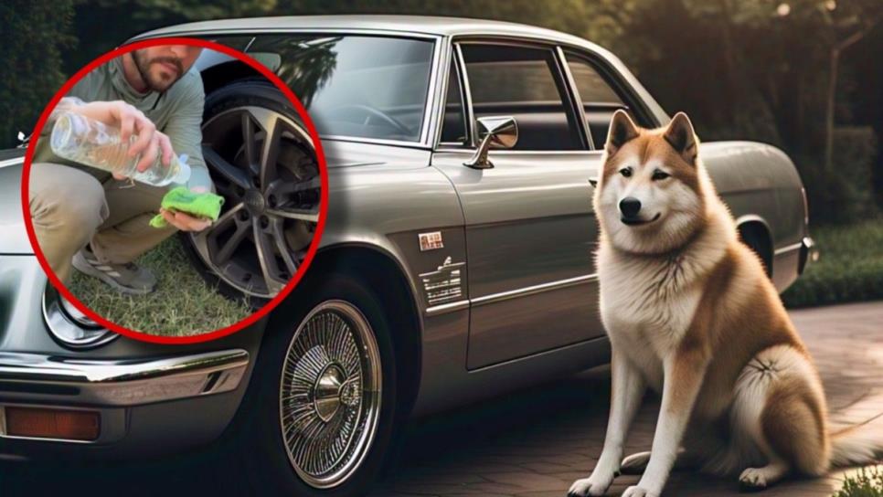 Este truco casero evitará que los perros orinen las llantas de tu coche