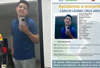 Buscan a Carlos Leonel, desapareció hace una semana en Los Mochis