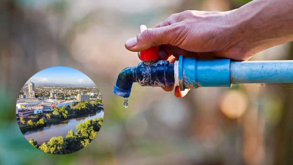 Estas 50 colonias de Culiacán se quedarán sin agua el martes 25 de marzo