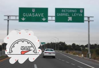¿Viajas por carretera esta Semana Santa? Estos son los límites de velocidad en autopistas de Sinaloa