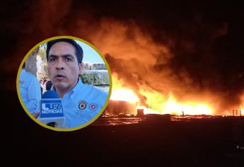 Se incendiaron 9 tanques en la fuerte explosión de almacén de diésel al sur de Culiacán