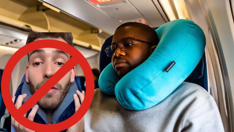 Esta es la manera correcta de usar la almohada de viaje; la has usado mal todo este tiempo Esta es la manera correcta de usar la almohada de viaje; la has usado mal todo este tiempo