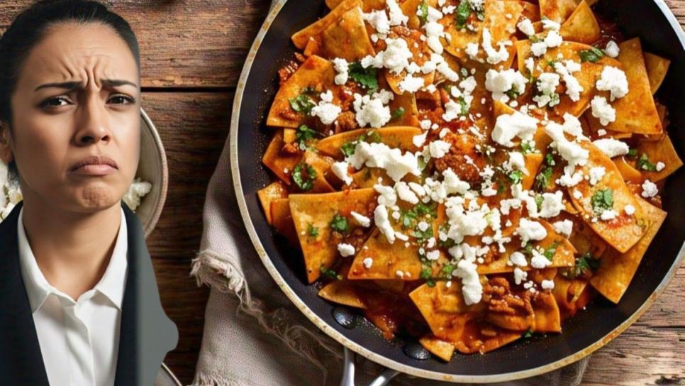 Influencer prepara chilaquiles fit y se la comen en redes sociales | VIDEO Influencer prepara chilaquiles fit y se la comen en redes sociales | VIDEO