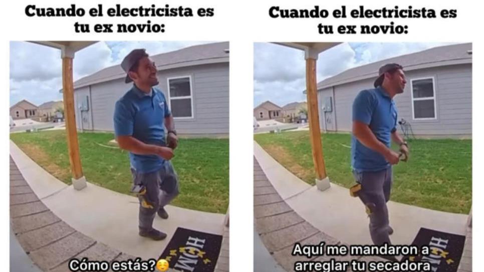 Joven pide ayuda a un electricista y descubre que es su exnovio | VIDEO Joven pide ayuda a un electricista y descubre que es su exnovio | VIDEO