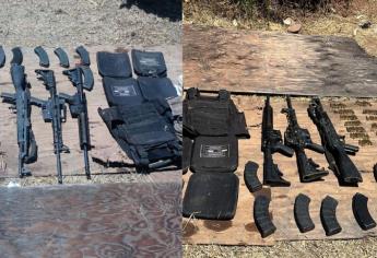 Armados atacan a militares en la Sierra de Concordia; autoridades decomisan armamento y drogas en el lugar
