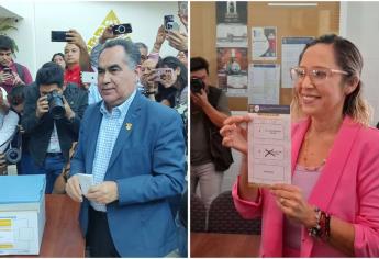 Votan los candidatos a Rectoría de la UAS en Culiacán