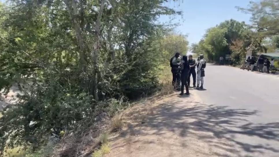 Encuentran cadáver flotando en canal San Lorenzo, por el ejido La Piedrera en Culiacán