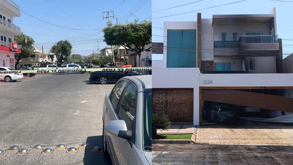 Asesinan a tres hombres a balazos e incendian una residencia, colonia Miguel Hidalgo, Culiacán