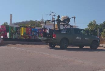Sitian militares La Huerta, Mocorito tras enfrentamientos; reportan un detenido